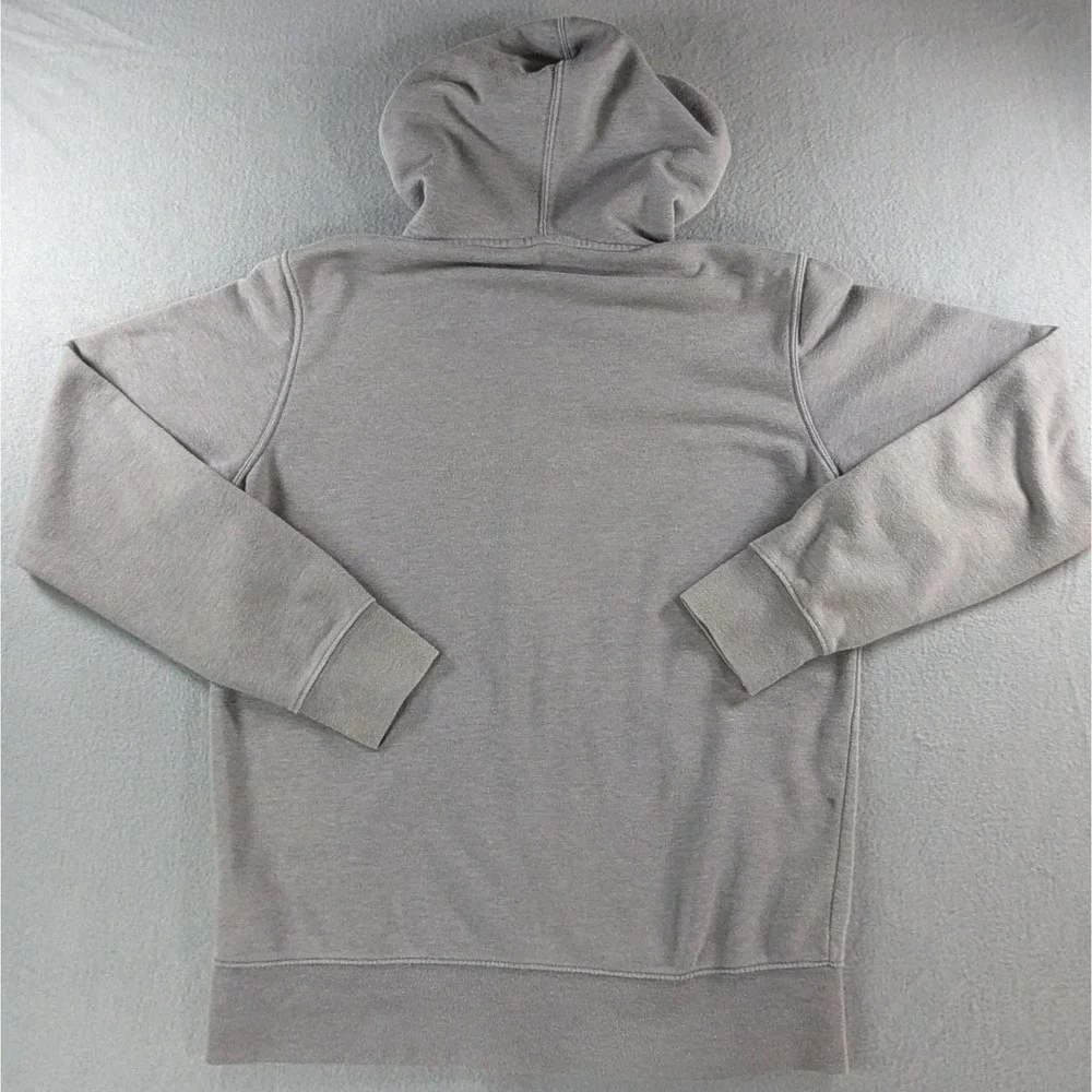 The North‎ Face Mens Half Dome Full Zip Hoodie Size M Gray White Logo
